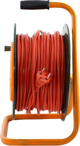 Удлинитель на катушке GLANZEN EB-50-006 ПВС 2х1,5  50м - изображение 2