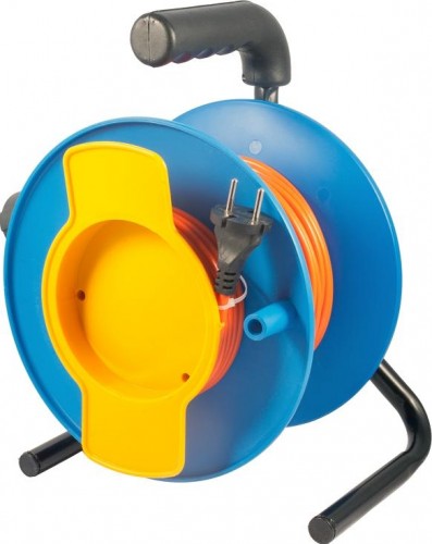 Удлинитель на катушке GLANZEN EC-30-002 ПВС 2х1.0  30м