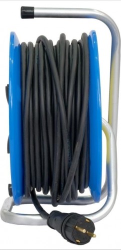 Удлинитель на катушке GLANZEN EB-40-011 силовой КГ 3х2,5 ip44 с выкл. 4 гн. - изображение 3