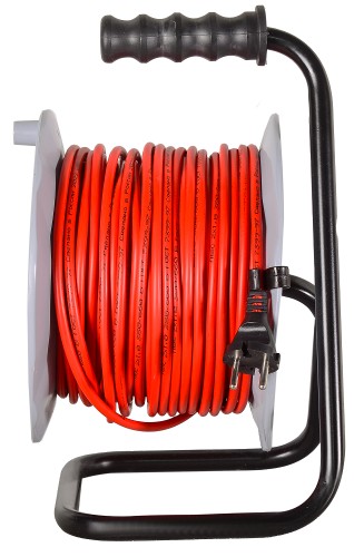 Удлинитель на катушке Ресанта СУ-2х1-50/2 силовой (с выкл., 4 розетки) 61/118/5 - изображение 3