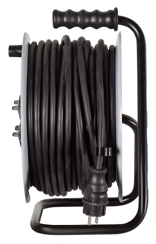 Удлинитель на катушке Ресанта СУ-3х2,5КГ-50/3 силовой, металлич. катушка (с выкл., 4 розетки) 61/118/10 - изображение 4