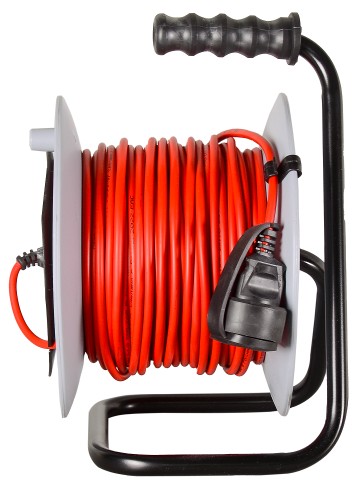 Удлинитель на катушке Ресанта СУ-2х1-30/2ВР силовой (с выкл., 1 розетка) 61/118/11 - изображение 3