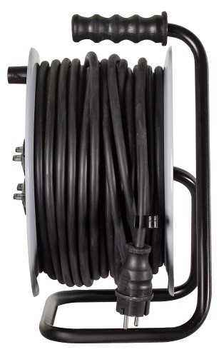 Удлинитель на катушке Ресанта СУ-3х2,5КГ-30/3 силовой, металлич. катушка (с выкл., 4 розетки) 61/118/9 - изображение 4