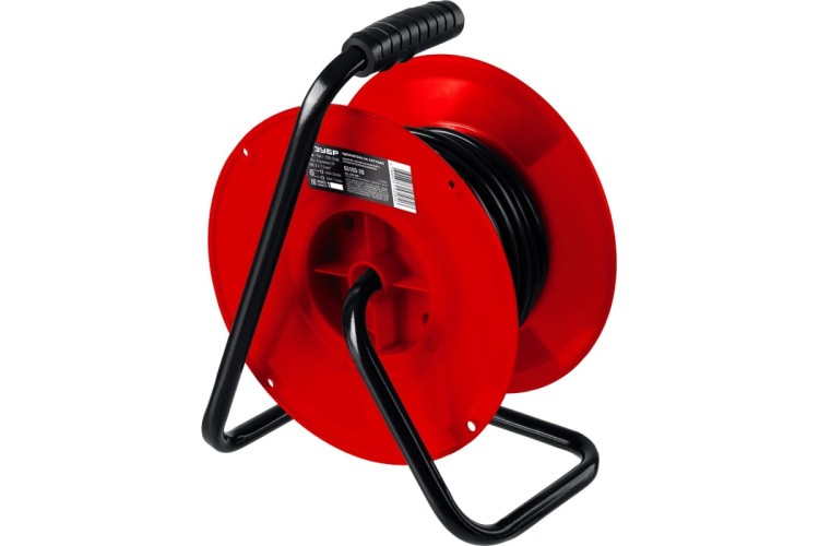 Удлинитель на катушке ЗУБР 55103-20 силовой пвс 2х1.5 20м 3500вт, пвс 215 - изображение 5