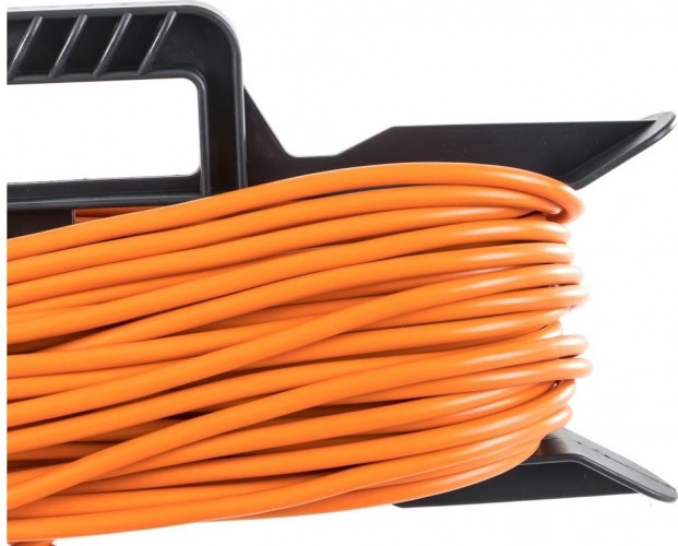 Удлинитель на рамке GLANZEN ER-40-001 ПВС 2х0.75 (40 м) - изображение 3