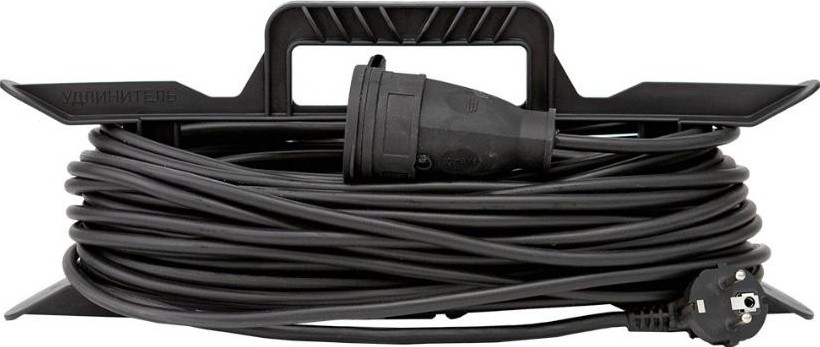 Удлинитель на рамке GLANZEN ER-20-005 силовой штепс. гнездо КГ 2х0,75 20 м.