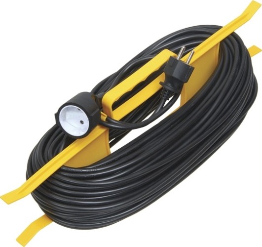 Удлинитель на рамке IEK 1х30м без заземл. пвс 2х0.75 WKF20-06-01-30