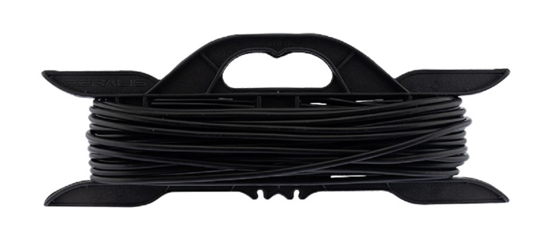 Удлинитель на рамке Proconnect 11-7102 ПВС 2х0.75, 20 м, б/з, 6A, 1300 Bт, ip20, черный