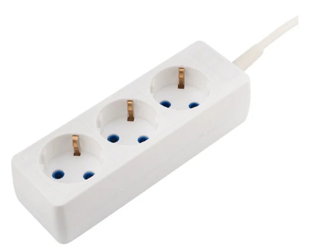 Удлинитель Proconnect 11-7212 3 гнезда, 5 м, 3х0.75 мм², с/з, белый - изображение 2