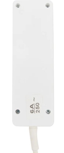 Удлинитель Proconnect 11-7213 3 гнезда, 5 м, 3х0.75 мм², с/з, с кнопкой, белый - изображение 4