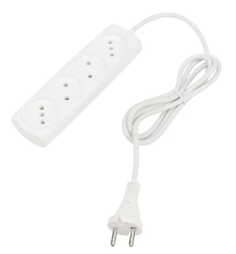 Удлинитель Proconnect 11-7217 OPTIMA 4 гнезда, 1.5 м, 2х0.75 мм², б/з, белый - изображение 2