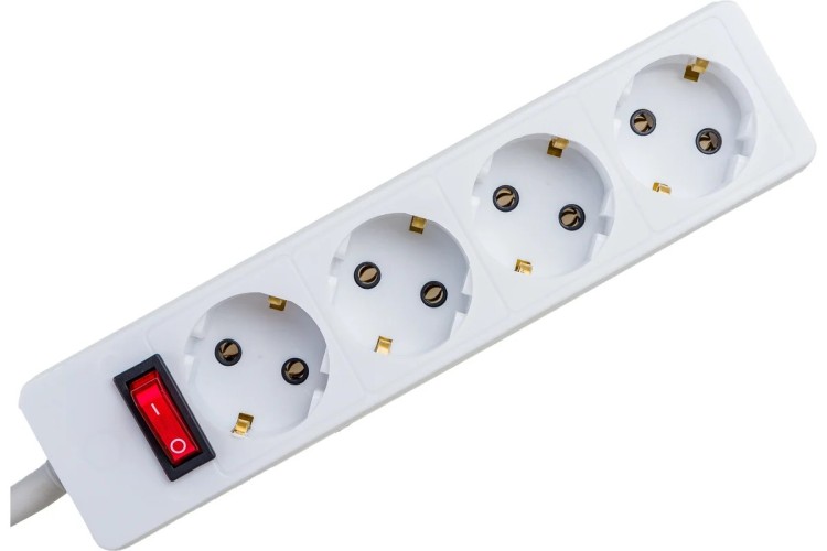 Удлинитель Proconnect 11-7229 STANDARD 4 гнезда, 3 м, 3х0.75 мм², с/з, белый - изображение 2