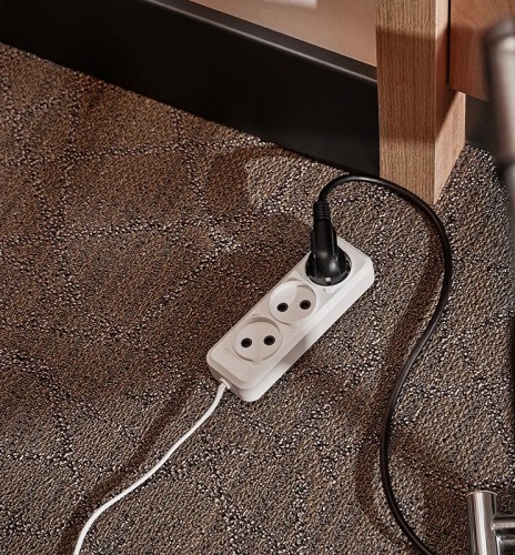 Удлинитель REXANT 11-8732 3 гнезда, 10 м, 2х0.75 мм², б/з, белый - изображение 3