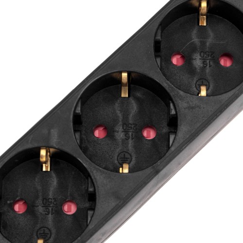 Удлинитель REXANT 13-4019 STANDARD 3 гнезда, 3м, 3х1,0мм², с/з, с выкл. - изображение 4