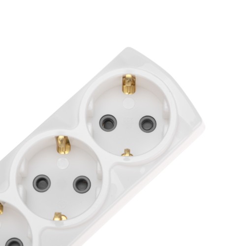 Удлинитель REXANT 13-4101 PREMIUM 3 гнезда, 3м, 3х1,5мм², с/з, белый - изображение 3