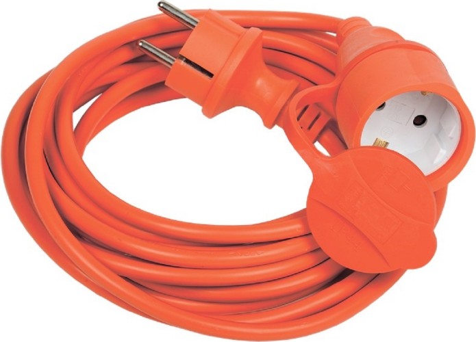 Удлинитель силовой IEK УШ-01РВ 1х20м с заземл. пвс 3х1 оранж. WUP10-20-K09-44
