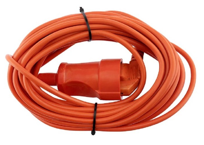 Удлинитель силовой Proconnect 11-7107 ПВС 2х0.75, 30 м, б/з, 6A, 1300 Вт, ip20, оранжев