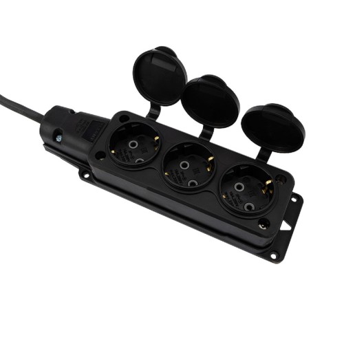 Удлинитель силовой REXANT 11-7076 КГ 3х1.5, 30 м, 3 гнезда, морозостойкий, с/з, 16A - изображение 2