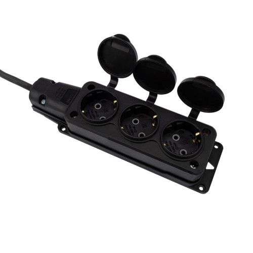 Удлинитель силовой REXANT 11-7075 КГ 3х1.5, 20 м, 3 гнезда, морозостойкий, с/з, 16A - изображение 2