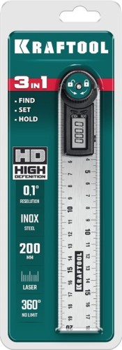 Угломер KRAFTOOL DPM-20 200 мм, электронный 34682 - изображение 4