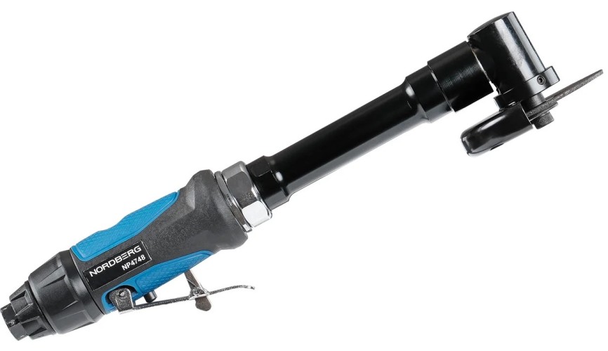 Угловая шлифовальная машина пневматическая NORDBERG NP4748 диам. 75мм, удлиненная ЦБ-0009540