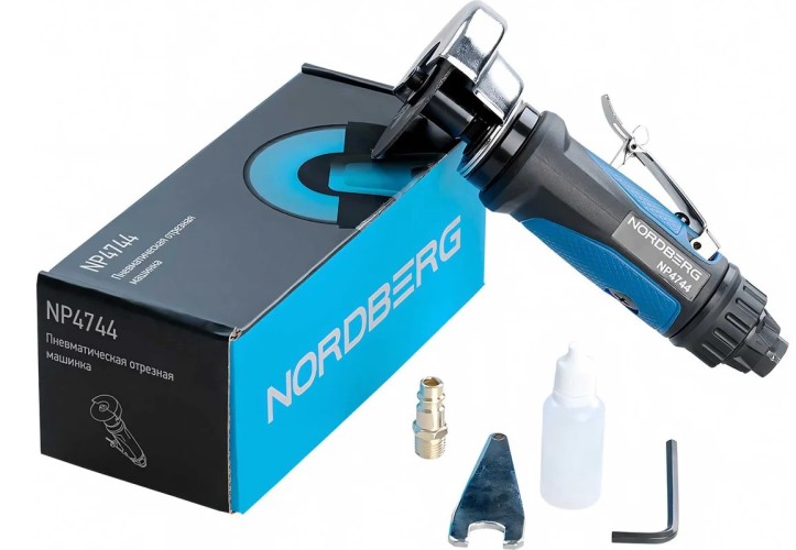 Угловая шлифовальная машина пневматическая NORDBERG NP4744 диам. 75мм ЦБ-00017088