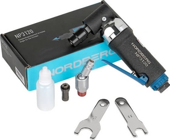 Угловая шлифовальная машина пневматическая NORDBERG NP3120 цанговая - изображение 4