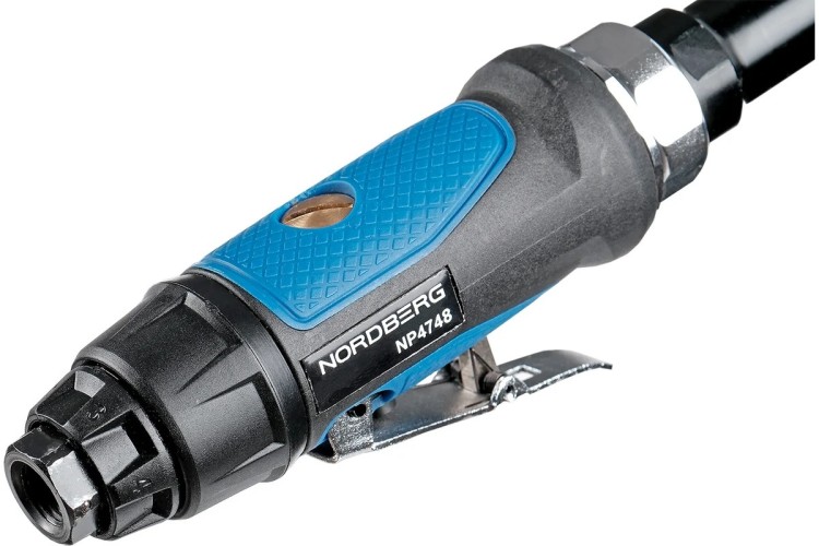 Угловая шлифовальная машина пневматическая NORDBERG NP4748 диам. 75мм, удлиненная ЦБ-0009540 - изображение 3