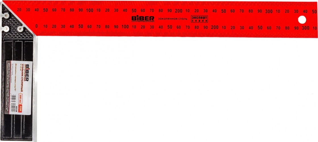 Угольник Biber 40538 ЭКСПЕРТ столярный 350мм тов-157076