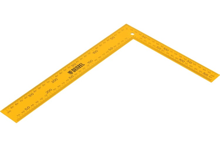 Угольник DENZEL  200х300 мм, стальной 32388