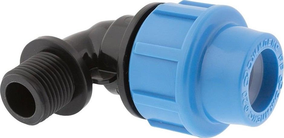 Угольник ДЖИЛЕКС 20 х 1/2" с наружной трубной резьбой 9270 9270