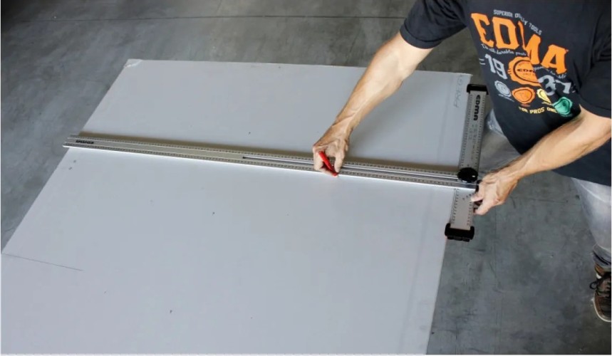 Угольник EDMA 173055 для разметки гипсокартона - изображение 4