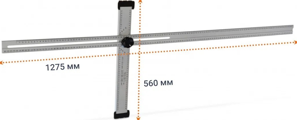 Угольник EDMA 173055 для разметки гипсокартона - изображение 2