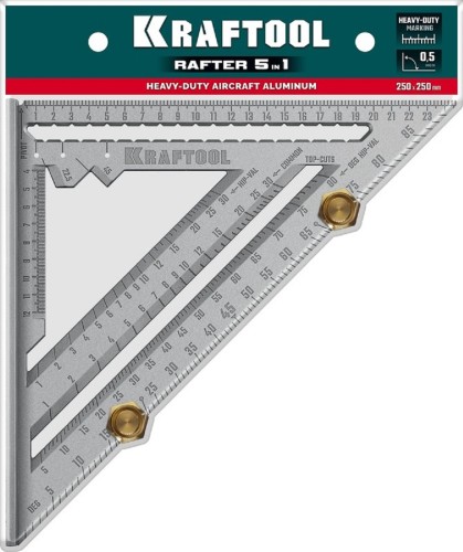 Угольник KRAFTOOL 3441-25 250 мм, кровельный - изображение 2