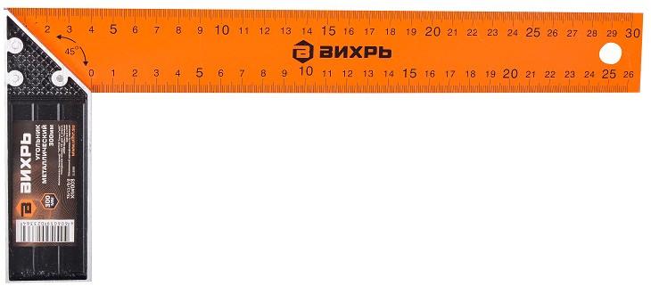 Угольник металлический ВИХРЬ 300 мм 73/11/3/2 - изображение 2
