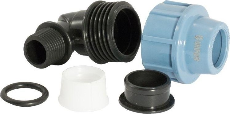 Угольник UNIPUMP 90 с нар.резьбой TM 265009 ф25 х1/2" 93689 - изображение 2