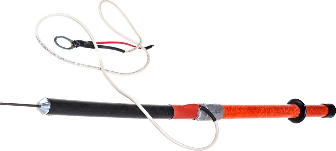 Указатель высокого напряжения Антиток УВНУ.ТФ-10 Д для фазировки до 10кв двухполюсный 157686 - изображение 2