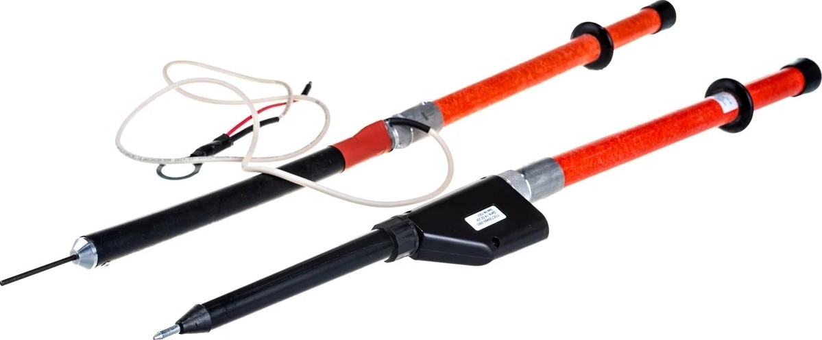 Указатель высокого напряжения Антиток УВНУ.ТФ-10 Д для фазировки до 10кв двухполюсный 157686