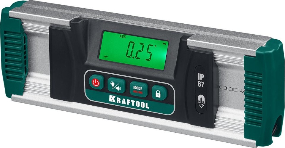 Уклономер KRAFTOOL EXTREM электронный, подсветка экрана 34686