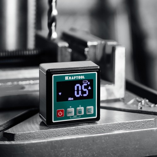 Уклономер KRAFTOOL KOMPAKT электронный, 4х90°, магнитный 34687 - изображение 2