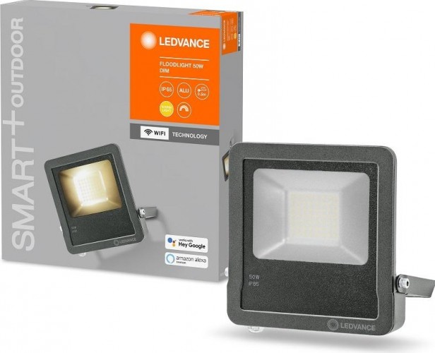 Умный прожектор Ledvance SMART wifi flood 50w dim dg 4058075474666