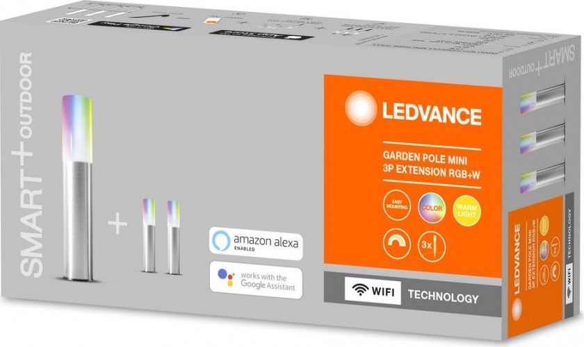 Умный светильник Ledvance SMART для подсветки газона wifi gardpole mini rgbw 3 4058075478237 - изображение 2