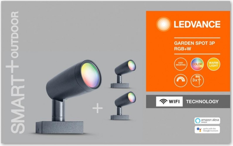 Умный трековый светильник Ledvance SMART wifi garden spot rgbw 3p dg ledv 4058075478497 - изображение 3