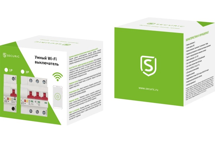 Умный выключатель SECURIC SEC-HV-116 автоматический Wi-Fi 1P/16A - изображение 2