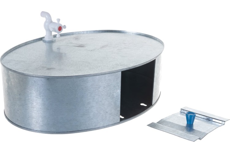 Умывальник 20 л оцинкованный, 20л с краном и крышкой 67551 - изображение 2