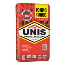 Клей для плитки Unis Плюс 25 кг - изображение 4