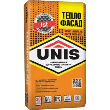 Штукатурно-клеевая смесь для теплоизоляции Unis Теплофасад 25 кг - изображение 4