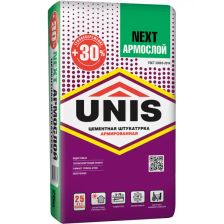 Штукатурка цементная Unis Next Армослой 25 кг - изображение 4