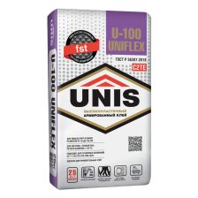 Клей для плитки Unis Uniflex U-100 25 кг - изображение 4