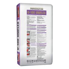 Клей для плитки Unis Uniflex U-100 25 кг - изображение 5